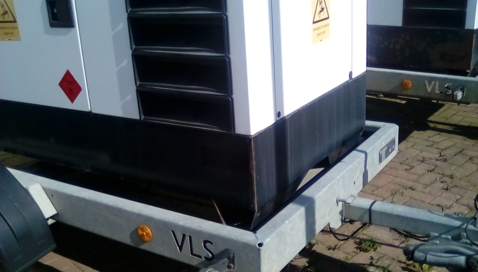 Mather & stuart pramac gsw 35KVA ENCLOSED GENERATORSINGLE AXLE